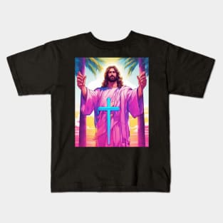 Jesus Christ Forgive Everyone who Sins Against Us Kids T-Shirt